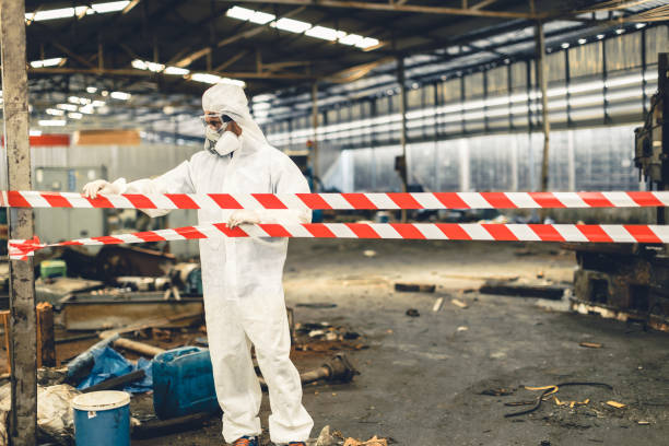 Professional Trauma Scene Cleanup technician working in Yucaipa, CA